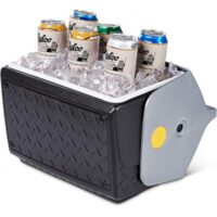 Igloo The Boss Playmate Cooler, Black/Grey, 14 Qt