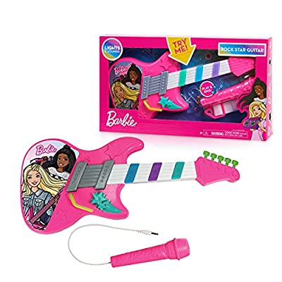 Barbie Rock Star Interactive Electronic Toy Guitar - $10.00 ($19.97)