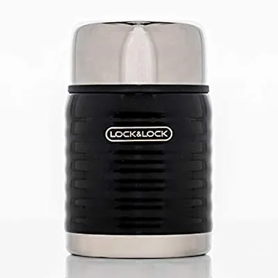 LOCK & LOCK Stainless Steel Double Wall Vacuum Insulated BPA-Free Non Toxic Travel Container, 18oz