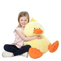 20″ Melissa & Doug Jumbo Yellow Ducky Stuffed Plush Animal