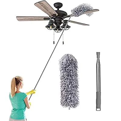 50% off - Expired:&nbsp;Microfiber Duster with 100″ Extension Pole, Washable Bendable Head