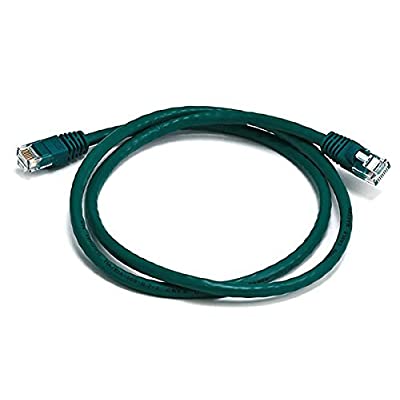 Monoprice Cat6 Ethernet Patch Cable – Pure Bare Copper Wire, 24AWG, 3ft, Green - $2.36 ($6.65)