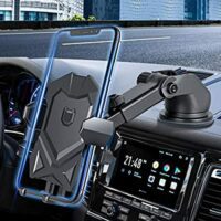 Expired: Phone Mount Holder for Car Dashboard Windshield, Black