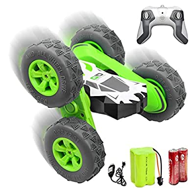 65% off - Expired: RC Stunt Car with 2 Sided 360 Rotation, Rechargeable with Flashing LED Lights