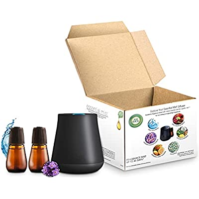 Air Wick Essential Mist Starter Kit (Oil Diffuser + Refill), Lavender and Almond Blossom/Fresh Water Breeze