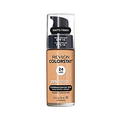 Revlon ColorStay Liquid Foundation Makeup for Combination/Oily Skin SPF 15, Deep Honey