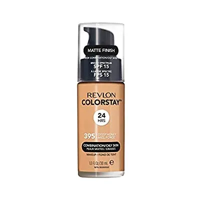 Revlon ColorStay Liquid Foundation Makeup for Combination/Oily Skin SPF 15, Deep Honey