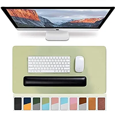 50% off - Expired:&nbsp;Yikda Dual-Sided Leather Mouse pad Desk mat, Waterproof