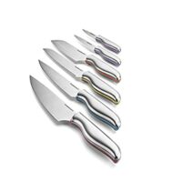 12 Pc Cuisinart Classic Cutlery Color Band Collection