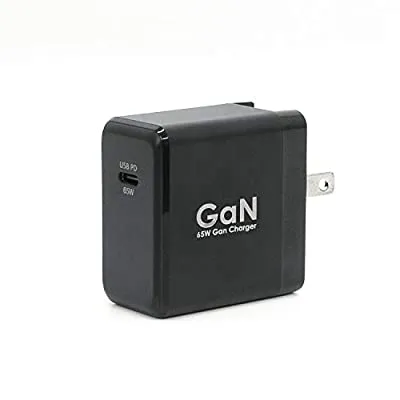 Realm USB-C Charger, 65W Power Delivery Fast Charging GaN Charger