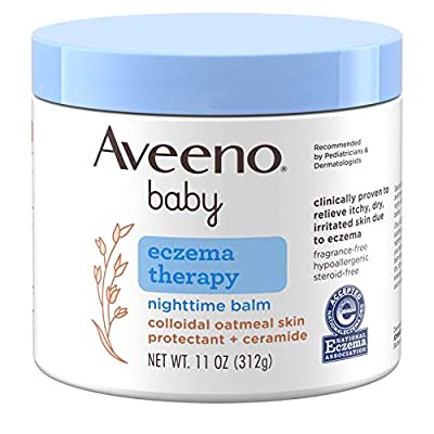 Aveeno Baby Eczema Therapy Nighttime Moisturizing Body Balm, 11 Oz