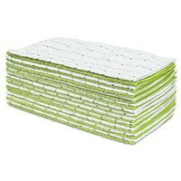 24 Pk Simpli-Magic Microfiber Dish Cloths, Checkered Lime