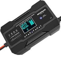 Expired: 10-Amp Car Battery Charger, 12V and 24V Smart Fully Automatic Battery Charger for Lead Acid Batteries