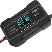 Expired: 10-Amp Car Battery Charger, 12V and 24V Smart Fully Automatic Battery Charger for Lead Acid Batteries
