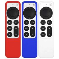 Expired: 3 Pack Silicone Case for Apple TV 4K 2021 Siri Remote