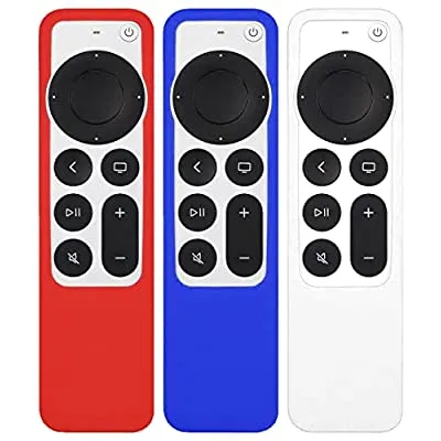 Expired:&nbsp;3 Pack Silicone Case for Apple TV 4K 2021 Siri Remote