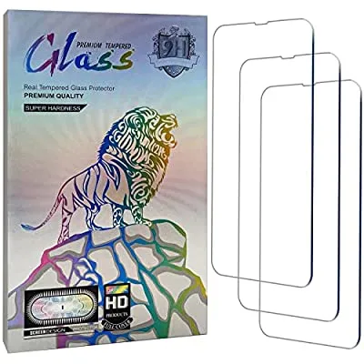 60% off - Expired:&nbsp;3 Pack – iPhone 13/iPhone 13 Pro [6.1Inch], Screen Tempered Glass Film, 9H Hardness, HD