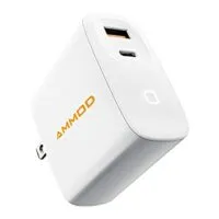 Expired:&nbsp;AMMOD 65W GaN Wall Charger, 2-Port (USB-C & USB-A)