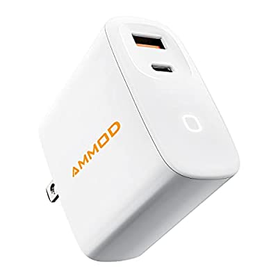 60% off - Expired: AMMOD 65W GaN Wall Charger, 2-Port (USB-C & USB-A)