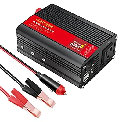 60% off - Expired:&nbsp;COSTYERT 300W Power Inverter DC 12V to 110V AC Car Inverter with Dual 2.0A USB Car Adapter