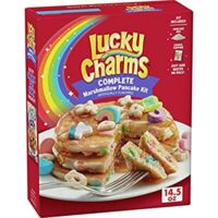 Betty Crocker Lucky Charms Complete Marshmallow Pancake Mix, 14.5 oz Box