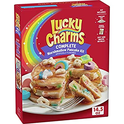 Betty Crocker Lucky Charms Complete Marshmallow Pancake Mix, 14.5 oz Box - $1.57 ($8.50)