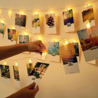 Expired: 29.03FT/60 LED USB Powered Photo Clips String Light with Timer and 8 Lighting Modes