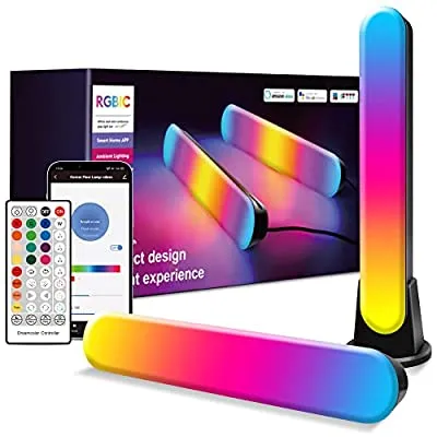 50% off - Expired:&nbsp;RGBIC WiFi Smart LED Light Bars with Music Sync – Work with Google Play and Alexa