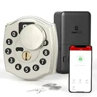Expired:&nbsp;Smart Door Lock, Geek 4-in-1 Keyless Entry, Keypad, APP, IC Card, Mechanical Key works with Alexa & Google Home