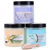 Expired: Spa Luxetique Epsom Bath Salts for Soaking – Lavender, Vanilla, Coconut