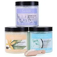 Expired: Spa Luxetique Epsom Bath Salts for Soaking – Lavender, Vanilla, Coconut