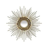 Stratton Home Decor Sunburst Mirror, Gold