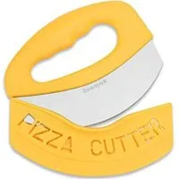 Expired:&nbsp;Suanyok Premium Stainless Steel Pizza Cutter Rocker Slicer with Protective Sheath