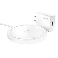 SanDisk Ixpand Qi Wireless Charger 15W (includes adapter + USB-C cable)