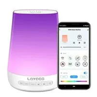 Expired: White Noise Sound Machine with App, Timer, Night Light, compatible with Alexa & Google Home