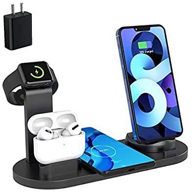 Expired: Wireless Charger 4 in 1 Charging Dock with iPhone/Micro/Type-C interfaces