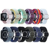 Expired: 12-PACK Wiskii Stretchy Nylon Solo Loop Band Compatible Apple Watch