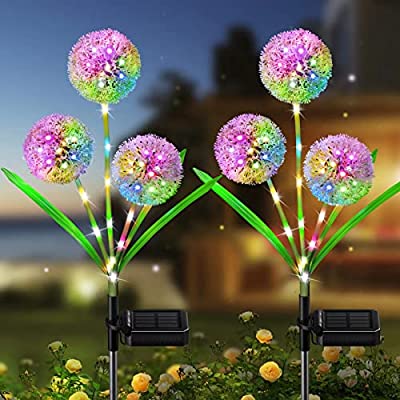 50% off - Expired: 2 Pack KOOPER Solar Dandelion Outdoor Waterproof Lights with 36 LED