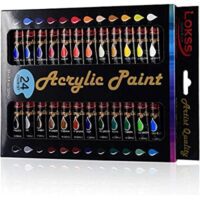 Expired: 24 Colors set Acrylic Paint Tubes