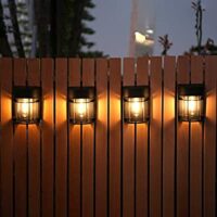 Expired: 4 Pack Outdoor Waterproof Solar Fence Lights
