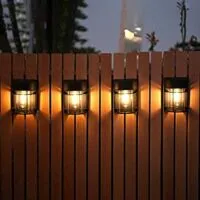 Expired:&nbsp;4 Pack Outdoor Waterproof Solar Fence Lights