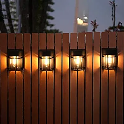 50% off - Expired:&nbsp;4 Pack Outdoor Waterproof Solar Fence Lights