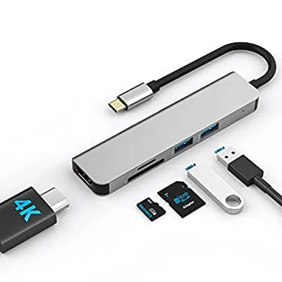 75% off - Expired:&nbsp;5 in 1 USB Type C Hub Docking Station with 2 USB3.0,HDMI 4K ,SD TF Card Reader