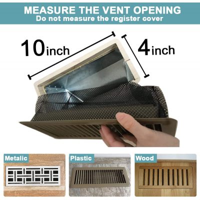 Expired: 5-Pack Floor Vent Mesh Filters Net Trap