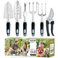Expired:&nbsp;6-Piece Aluminum Lightweight Gardening Tools with Soft Anti-Skid Ergonomic Handle