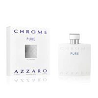 Azzaro Chrome Pure Eau de Toilette – Mens Cologne – Citrus, Oriental & Woody Fragrance