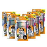 144 Ct BIC Xtra-Sparkle Number 2 Mechanical Pencils With Erasers, Medium Point (0.7mm)