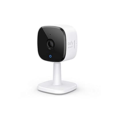 eufy Security Solo IndoorCam C24, 2K Plug-in Camera with Wi-Fi, IP Camera, Night Vision, Two-Way Audio