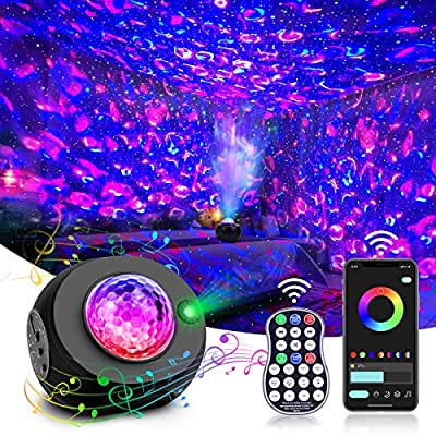 Expired: Galaxy, Star, Ocean Wave Projector Night Light  with Speaker RGB Mini Disco Ball