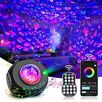 70% off - Expired:&nbsp;Galaxy, Star, Ocean Wave Projector Night Light  with Speaker RGB Mini Disco Ball